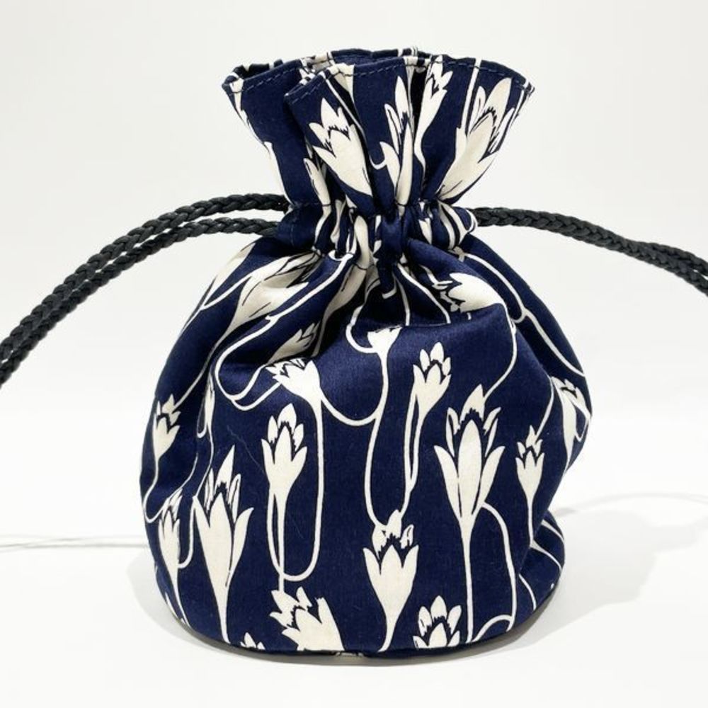 Celine Floral Pattern Drawstring Triomphe Heart M… - image 2